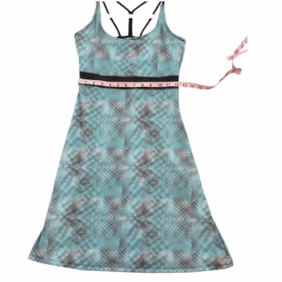 Soybu Yoga Dress Sz XS Athletic Stretch  Sporty Tennis Pickleball Golf Blue Teal - Picture 8 of 16